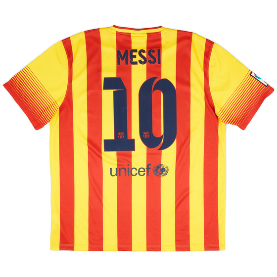 2013-15 Barcelona Away Shirt Messi #10 - 8/10 - (XL)