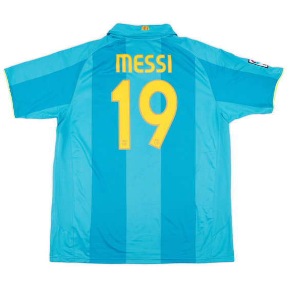2007-09 Barcelona Away Shirt Messi #19 - 10/10 - (XXL)