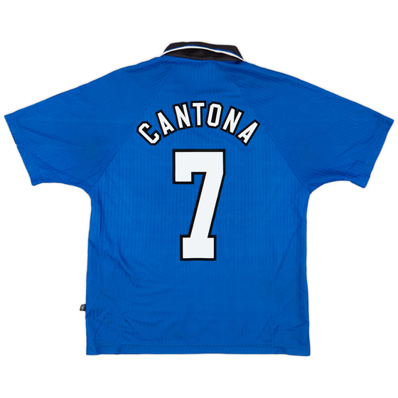 1996-98 Manchester United Third Shirt Cantona #7 - 8/10 - (M)