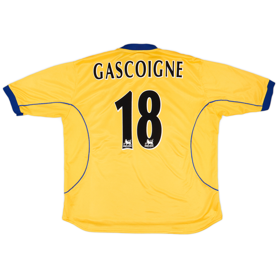 2000-01 Everton Away Shirt Gascoigne #18 - 8/10 - (XXL)