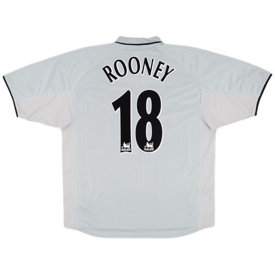 2001-02 Everton Away Shirt Rooney #18 - 8/10 - (L)