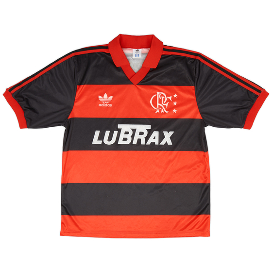 1990-92 Flamengo Home Shirt - 8/10 - (L)