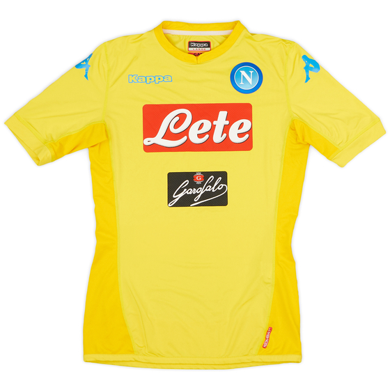 2017-18 Napoli Authentic Away Shirt - 7/10 - (L)