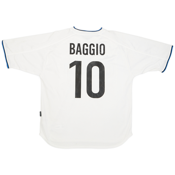1999-00 Inter Milan Away Shirt Baggio #10 - 8/10 - (L)