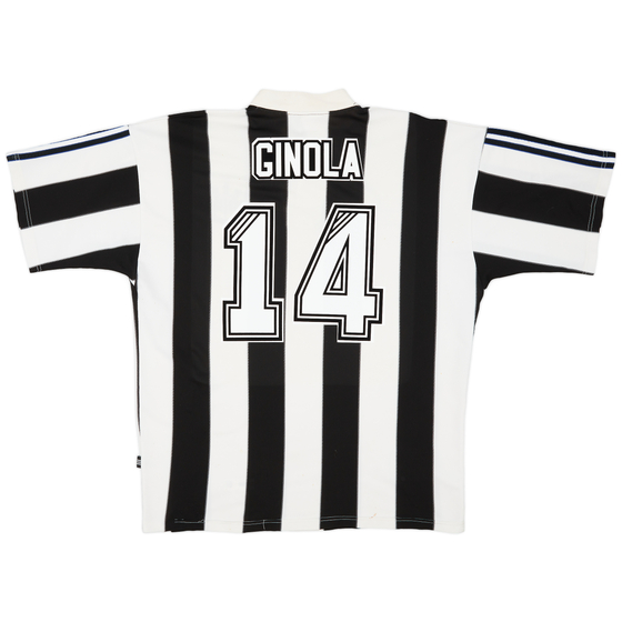 1995-97 Newcastle Home Shirt Ginola #14 - 5/10 - (XL)