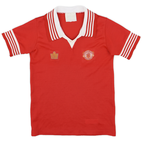 1976-80 Manchester United Home Shirt - 7/10 - (S.Boys)
