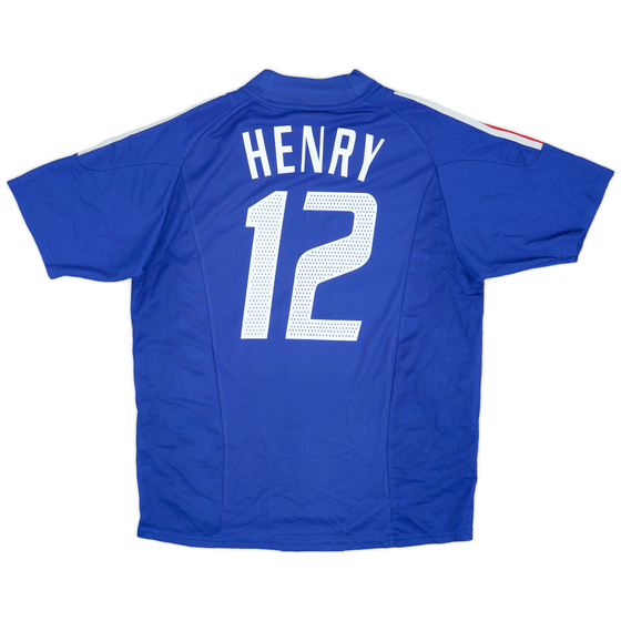 2002-04 France Home Shirt Henry #12 - 4/10 - (L)