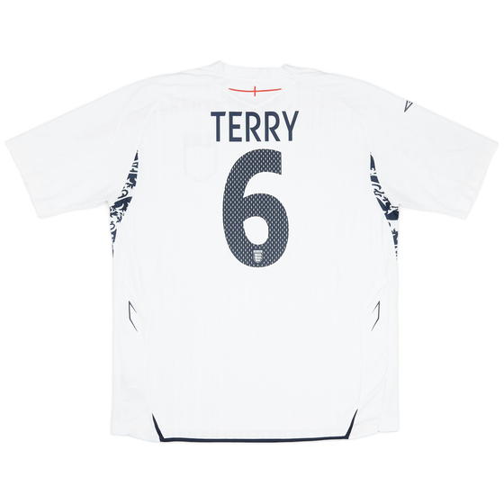 2007-09 England Home Shirt Terry #6