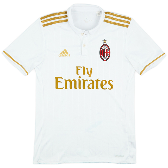 2016-17 AC Milan Away Shirt - 9/10 - (S)