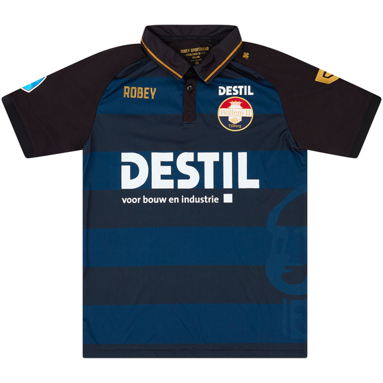 2018-19 Willem II Match Issue Away Shirt Saddiki #17