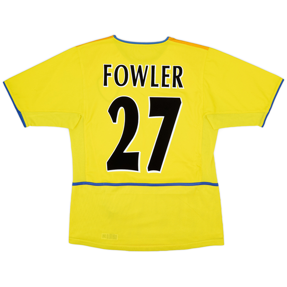 2002-03 Leeds United Away Shirt Fowler #27 - 9/10 - (M)