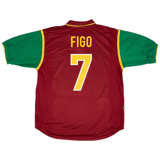 1999-00 Portugal Home Shirt Figo #7 - 9/10 - (XL)