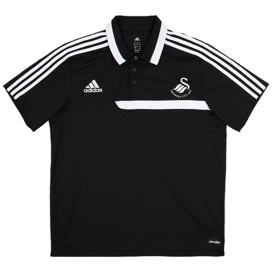 2012-13 Swansea adidas Polo Shirt - 9/10 - (L)