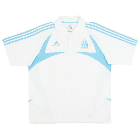 2007-08 Olympique Marseille adidas Polo Shirt - 8/10 - (L/XL)