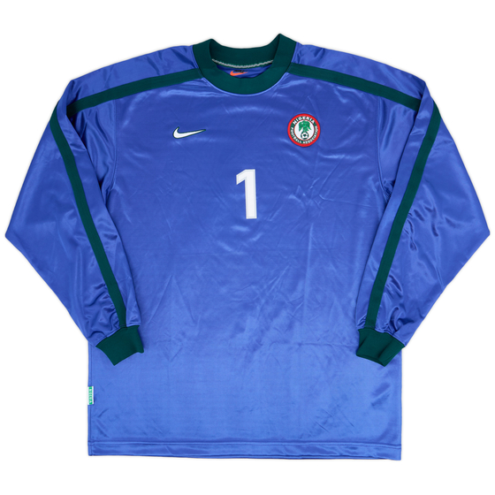 1998-00 Nigeria Player Issue GK Shirt #1 - 9/10 - (XL)