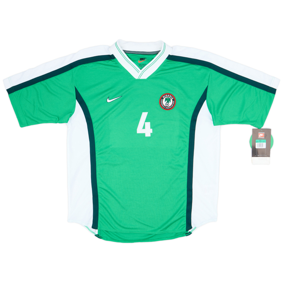 1998 Nigeria Player Issue Home Shirt #4 (XL)