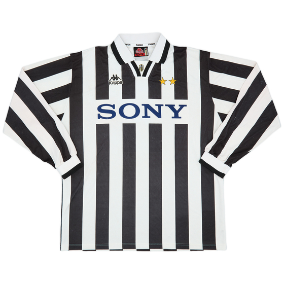 1995-97 Juventus Home L/S Shirt - 6/10 - (XL)