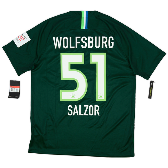2018-19 Wolfsburg Home Shirt Salzor #51 (L)