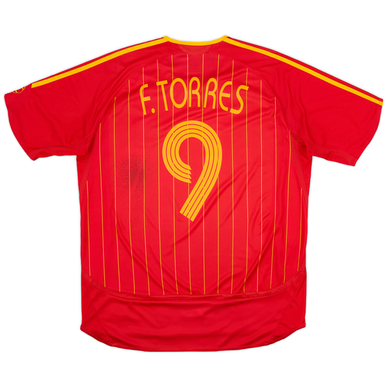 2006-08 Spain Home Shirt F.Torres #9 - 4/10 - (L)