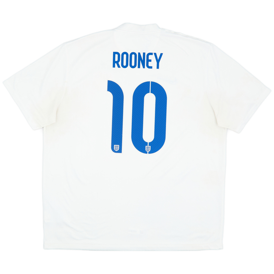 2014-15 England Home Shirt Rooney #10 - 5/10 - (XXL)