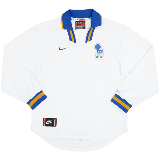 1996-07 Italy Away L/S Shirt - 8/10 - (S)