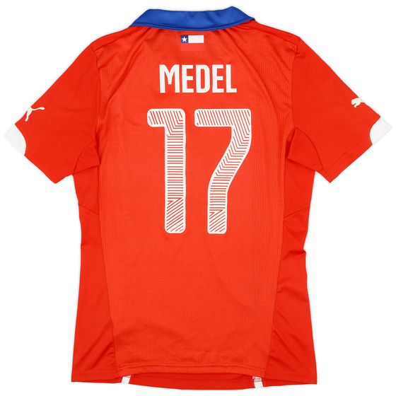 2014-15 Chile Home Shirt Medel #17 - 9/10 - (M)