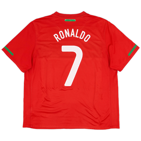 2010-11 Portugal Home Shirt Ronaldo #7 - 8/10 - (XL)