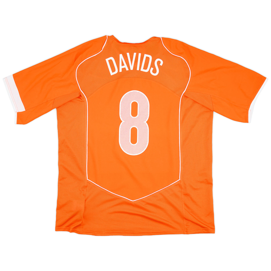 2004-06 Netherlands Home Shirt Davids #8 - 10/10 - (XL)