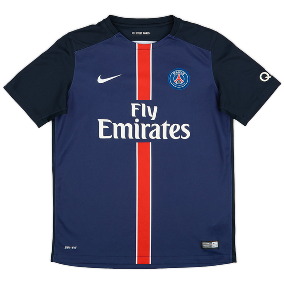 2015-16 Paris Saint-Germain Home Shirt - 9/10 - (XL.Boys)