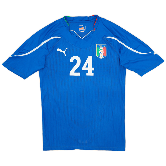 2010-12 Italy Player Issue Home Shirt #24 - 8/10 - (L)