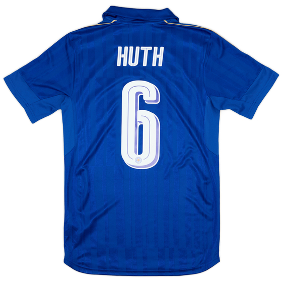 2016-17 Leicester Home Shirt Huth #6 - 8/10 - (S)