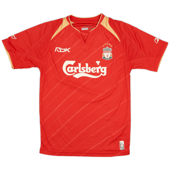 2005-06 Liverpool CL Home Shirt - 6/10 - (XS)
