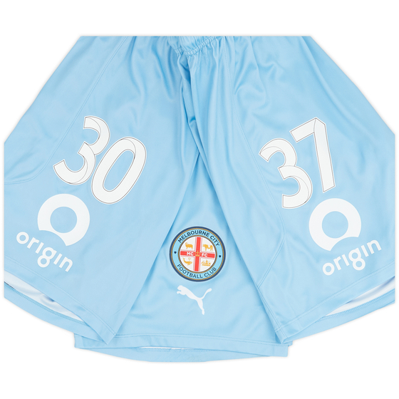 2021-22 Melbourne City Match Issue Home Shorts  # - 8/10