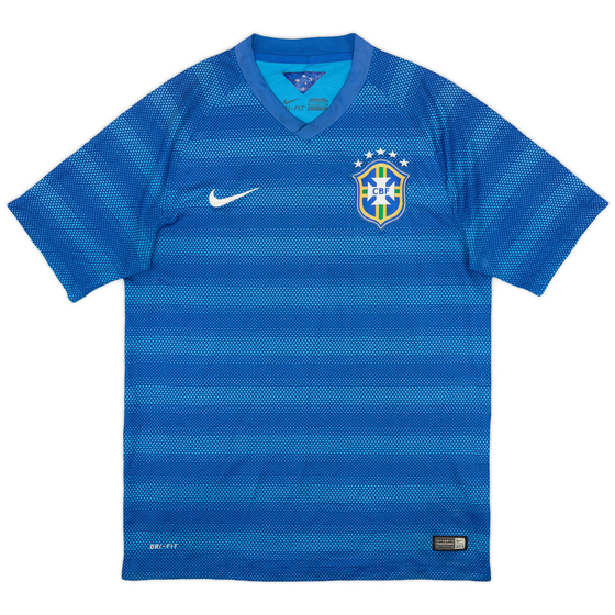 2014-15 Brazil Away Shirt - 8/10 - (M)