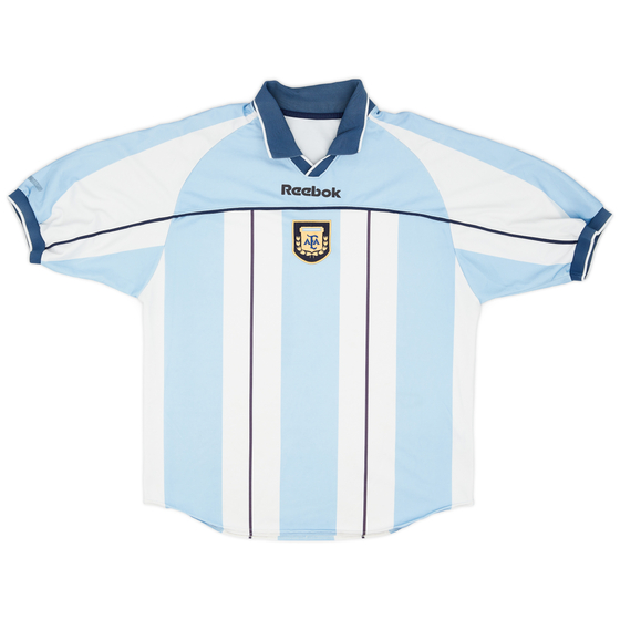 2000-01 Argentina Home Shirt - 8/10 - (XL)