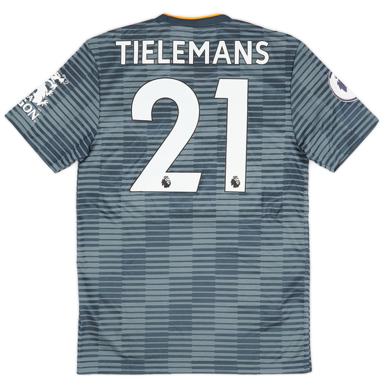 2018-19 Leicester Match Issue Away Shirt Tielemans #21
