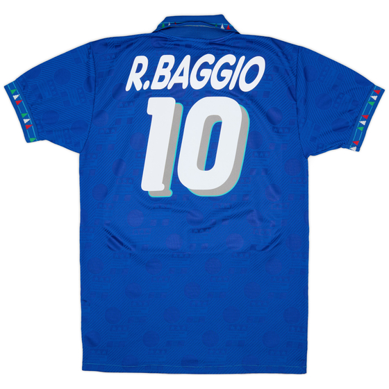 1994 Italy Home Shirt Baggio #10 - 5/10 - (M)