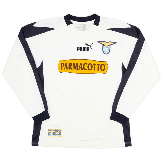 2003-04 Lazio Away L/S Shirt #11 - 7/10 - (S)