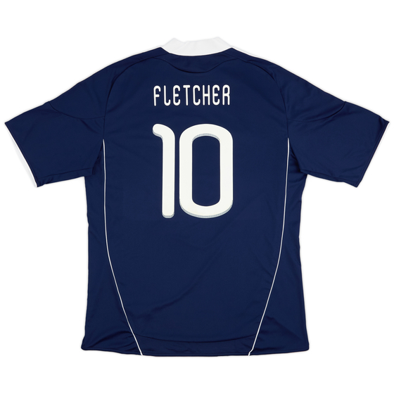 2010-11 Scotland Home Shirt Fletcher #10 - 8/10 - (XL)