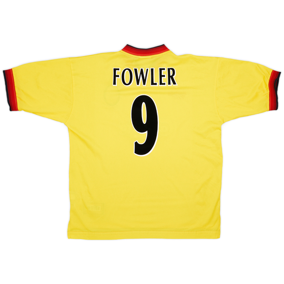 1997-99 Liverpool Away Shirt Fowler #9 - 9/10 - (XXL)
