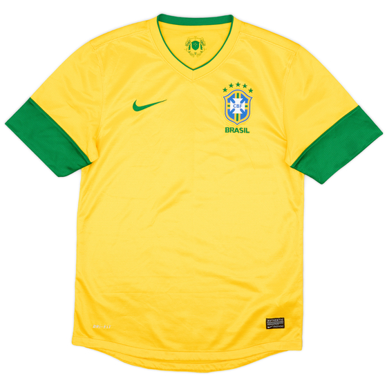 2012-13 Brazil Home Shirt - 8/10 - (S)