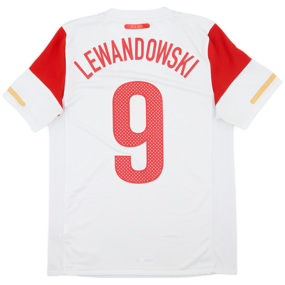2010-12 Poland Home Shirt Lewandowski #9 - 7/10 - (S)