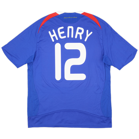 2007-08 France Home Shirt Henry #12 - 6/10 - (L)