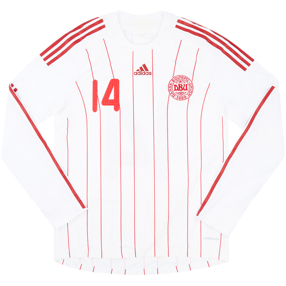 2008-10 Denmark Match Issue Away L/S Shirt #14