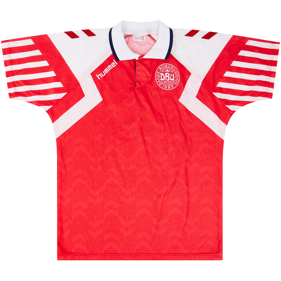1992-93 Denmark Match Issue Home Shirt #2 (Vilfort)