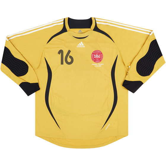 2006 Denmark Match Issue GK Shirt #12 (Andersen) #16