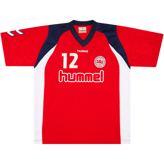 1998 Denmark Player Issue Training Shirt N.Jensen #12 - 9/10 - (3XL)