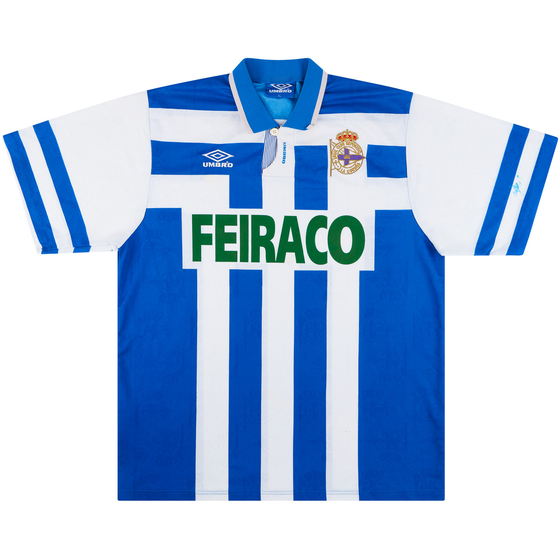 1993-94 Deportivo Home Shirt - 8/10 - (XL)