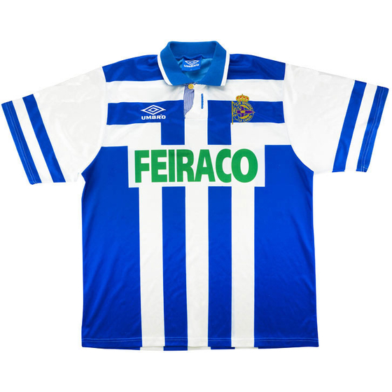 1993-94 Deportivo Home Shirt - 8/10 - (XL)