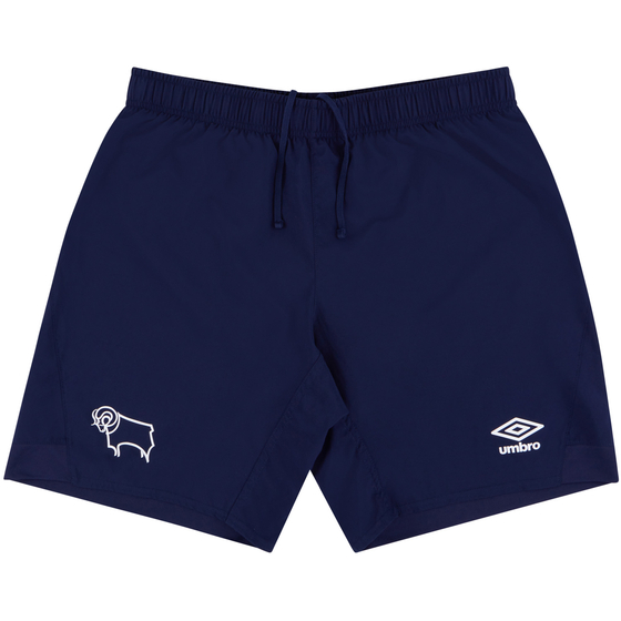 2020-21 Derby County Umbro Woven Training Shorts *As New*